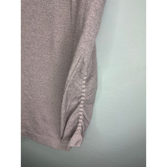 Athleta Tank Top Ruched Sides Size Medium Active Athleisure Yoga Running Purple - Picture 3 of 6